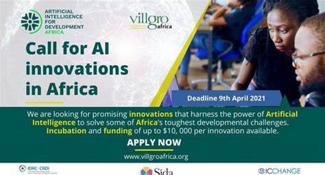 Villgro Ai4d Africa 2021 Call For Artificial Intelligence Innovation In