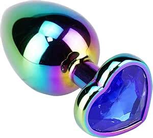 Amazon Enchufe anal de metal en forma de corazón para principiantes usuarios avanzados