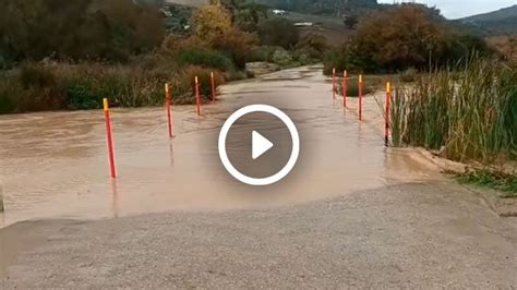 VÍDEO Espectaculares imágenes de la crecida del río Guadalete a su