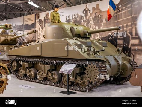 American M4 Sherman Tank Stock Photo Alamy