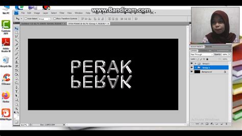 Tutorial Membuat Tulisan Efek Di Photoshop Youtube