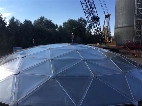 EVERDOME Aluminum Dome cover installation, Texas | UIG Tanks - United ...