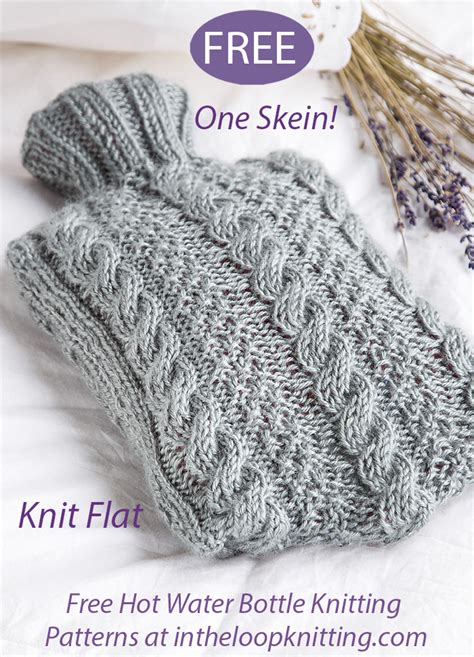 Hot Water Bottle Cozy Knitting Patterns In The Loop Knitting