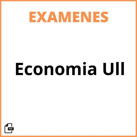 Examenes Economia Ull 2024