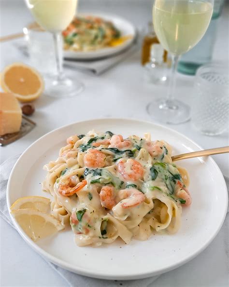 Fettuccine Ao Creme De Espinafre E Camar Es Receiteria