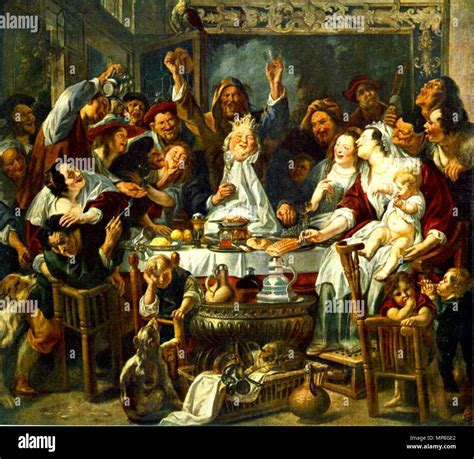 English The King Drinks 1638 738 Jordaens King Drinks 1638 Brussels