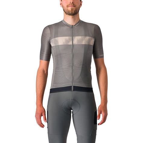 Castelli Unlimited Endurance Kurzarmtrikot Herren Gunmetal Grey Clay