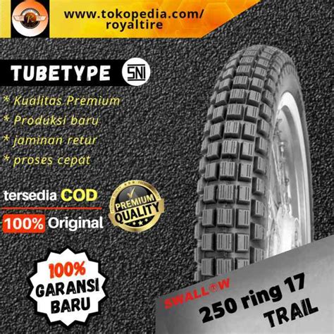 Promo Ban Luar Motor Trail Ring Swallow Cross Motocross Diskon