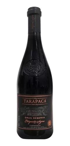 Vinho Tarapacá Gran Reserva Etiqueta Negra Carmenere 750ml