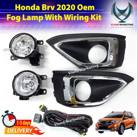 Dlaa Honda Brv Oem Fog Lamp Sport Light Chrome With Wiring Set