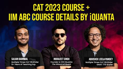 Cat 2023 Iim Abc Practice Batch Course Details By Iquanta Iquanta