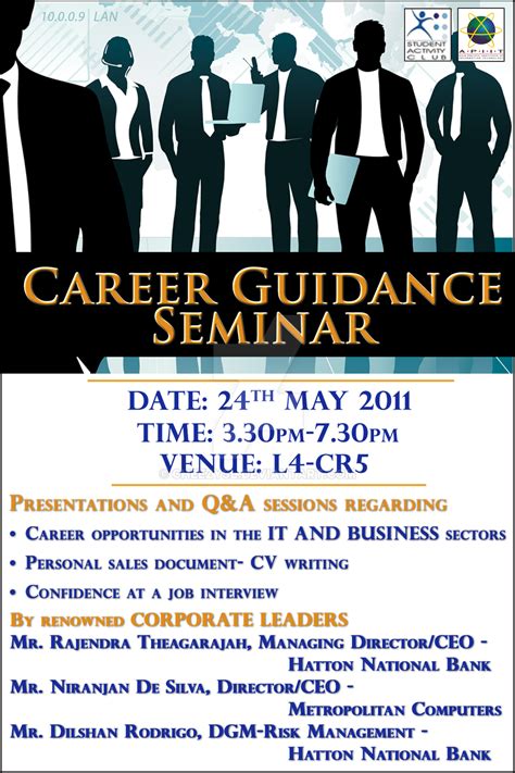 Career Guidance Seminar 2011 by CheeZySL on DeviantArt