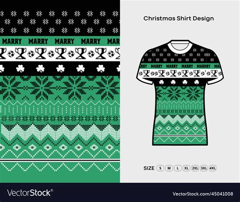 Christmas Shirt Design Royalty Free Vector Image