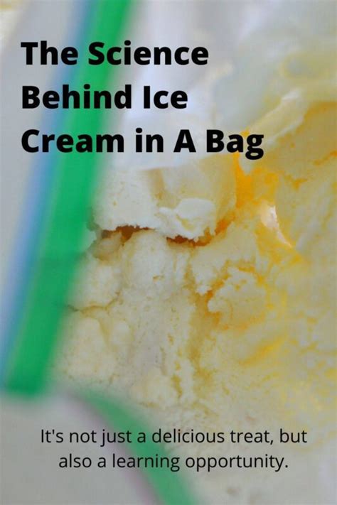 Ice Cream in a Bag Science Experiment