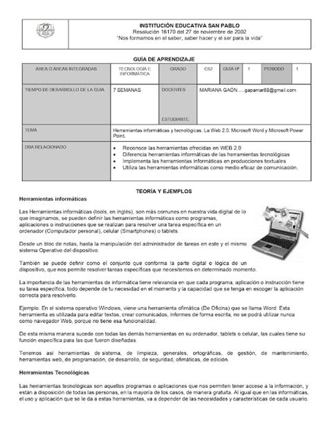 Guia De Aprendizaje Gu A De Aprendizaje Tecnolog A Caminar Dos