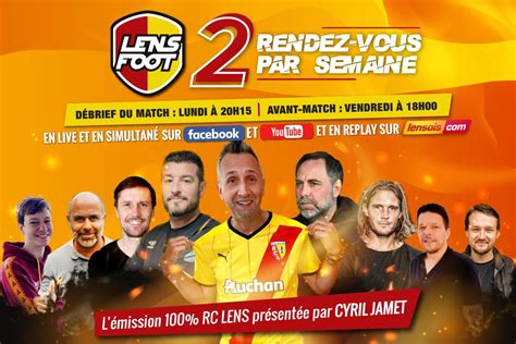 Vidéo Vivez l avant match de RC Lens Nantes avec l émission Lens Foot