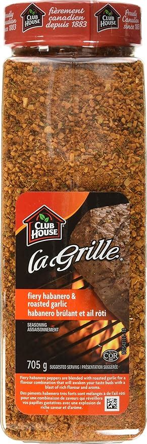 Club House La Grille Grilling Made Easy Fiery Habanero And Roasted Garlic Seasoning 705g