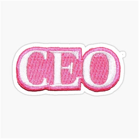 Ceo Sticker For Sale By Diorbrush Redbubble