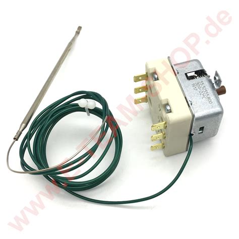 Sicherheitsthermostat 3-polig 309°C Fühler Ø 4x125mm, z.B. für ...