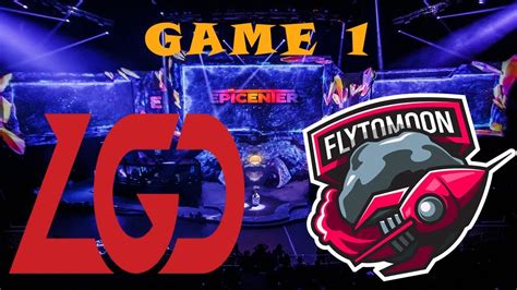 PSG LGD Vs FTM EPICENTER XL Game 1 01 05 2018 YouTube