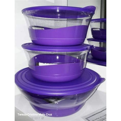 Kit Tigelas Em Policarbonato Tupperware Shopee Brasil