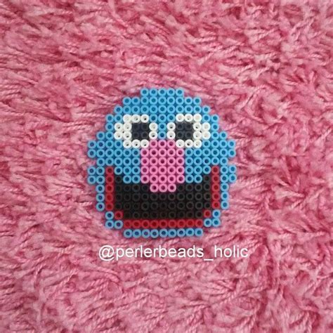 Grover Sesame Street Perler Beads By Perlerbeads Holic Perler Bead