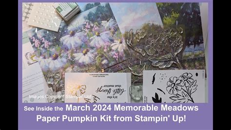 Peek At The Memorable Meadows Paper Pumpkin Kit From Stampin Up Beth