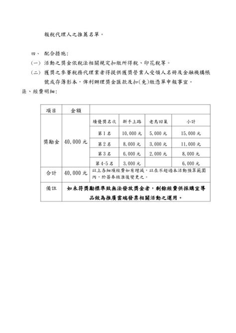 社團法人彰化縣記帳及報稅代理人公會 最新訊息 會務（講習）通知 彰化分局112年度推動稅務代理業者輔導營業人開立電子發票獎勵計畫