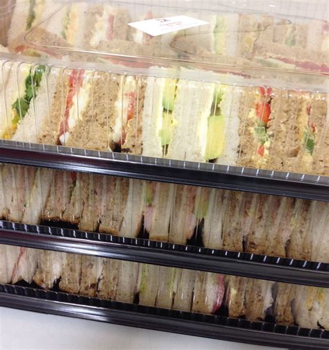 sandwich platters ready   catering ideas food