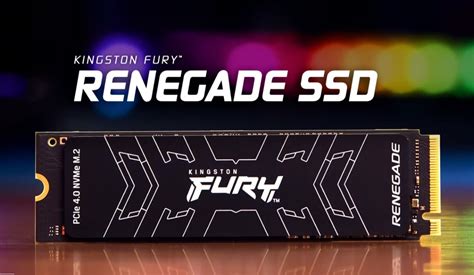 KINGSTON FURY Renegade 1TB PCIe 4 0 NVMe M 2 SSD Disk SFYRS 1000G