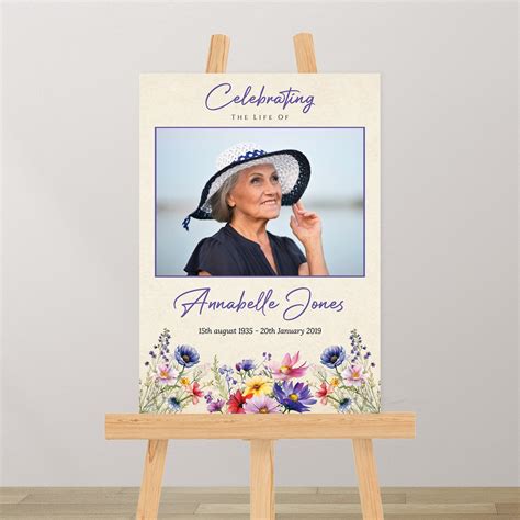 A Collection Of Free Funeral Memory Boards To Personalise