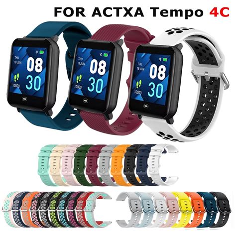 Silicone Strap Wristband For Actxa Tempo C Sports Wristband