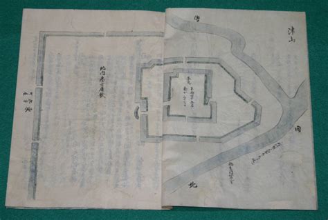 ヤフオク 絵図 （城郭図） 岡山県 美作國 津山城 歴代城主