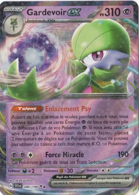 Carte Pok Mon Gardevoir Ex Carlate Et Violet De Base Neuve Fr