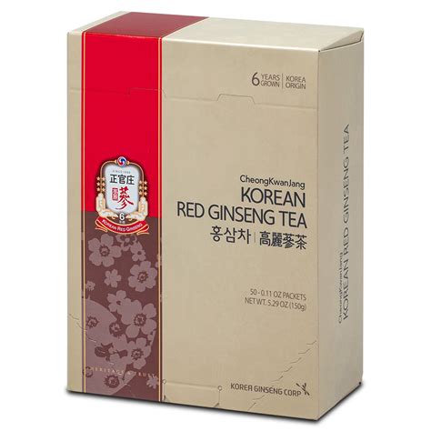 Korean Red Ginseng Instant Tea Cheongkwanjang Korea Ginseng Corp