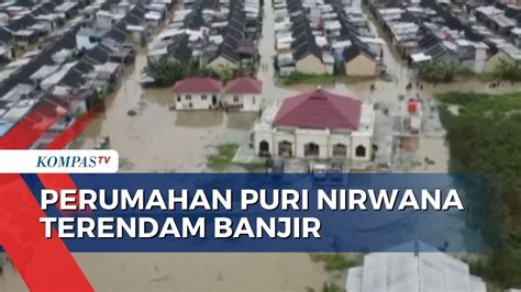 Banjir Di Perumahan Puri Nirwana Bekasi Masih Belum Surut Warga Mulai