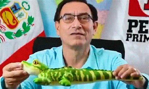 Mart N Vizcarra Responde A Cr Ticas Tras Usar Un Lagarto Como Mascota