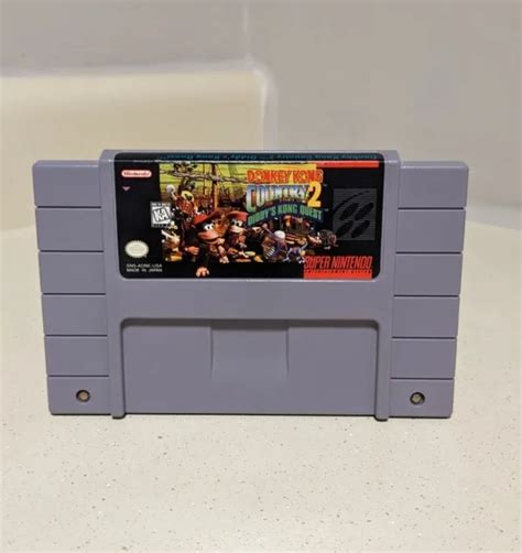 DONKEY KONG COUNTRY 2 Diddy S Kong Quest Super Nintendo 1995