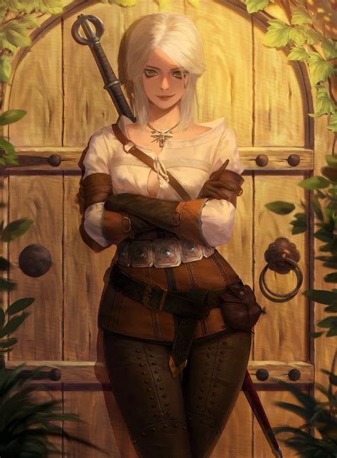 Wallpaper Ciri Cirilla Fiona Elen Riannon The Witcher Video Game