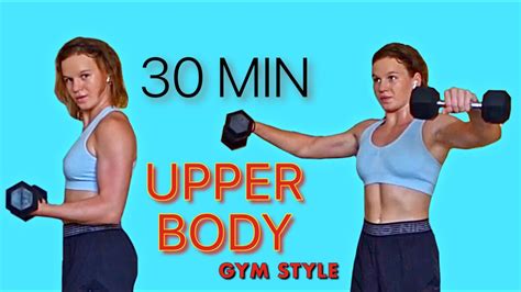 30 Min Gym Style Upper Body Killer Workout Intense Basic Exercises