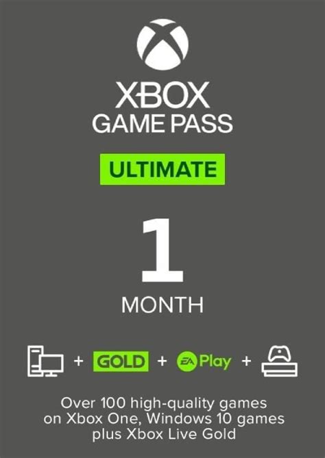 1 Month Xbox Game Pass Ultimate Digital Code 849 On Cdkeys R