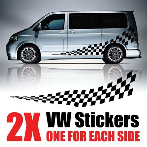 Vw Transporter Graphics Stripes Camper Van Decals Stickers T4 T5 Caddy Rv44 • £3600 Vans