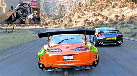 Toyota A Supra Goliath Race Forza Horizon Moza R Youtube