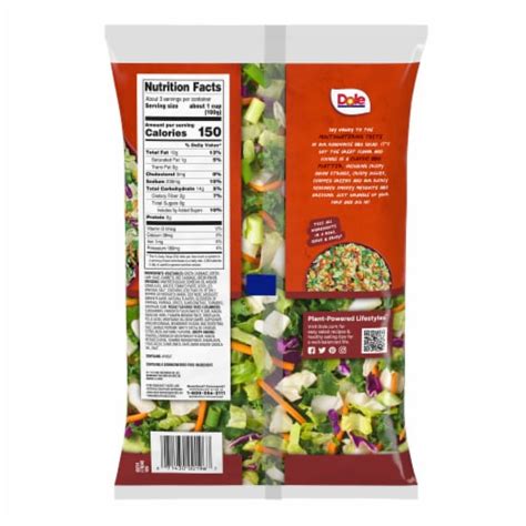 Dole Roadhouse Bbq Chopped Salad Kit 119 Oz King Soopers