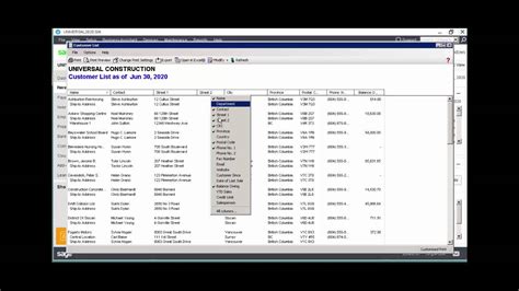 Sage 50 Canadian Edition Generating And Modifying Reports Youtube