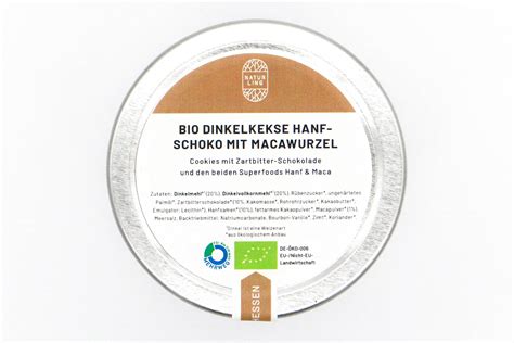 Bio Dinkelkekse Hanf Schoko Mit Macawurzel