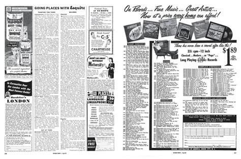 Going Places With Esquire Esquire April 1953