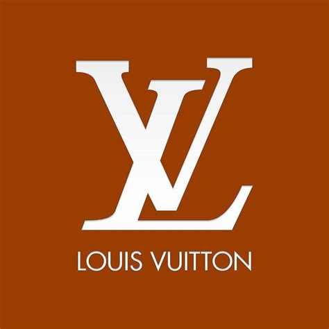 Orange Louis Vuitton Logo