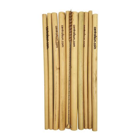 Bamboo Straws Brush And Pouch Eco Friendly Alternative