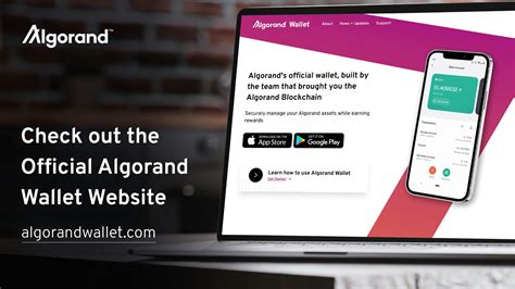 Algorand Launches Official Wallet Website | Algorand Technologies